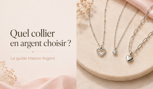 Quel collier en argent choisir? Guide des styles, longueurs et pendentifs