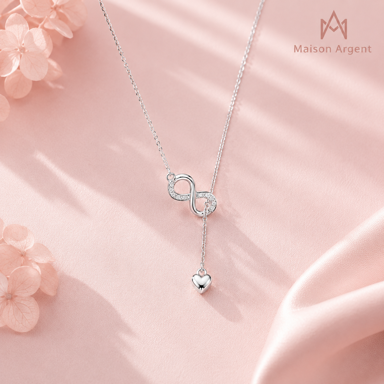 Collier Cœur Argent 925 Authentique - Bijou Romantique Femme