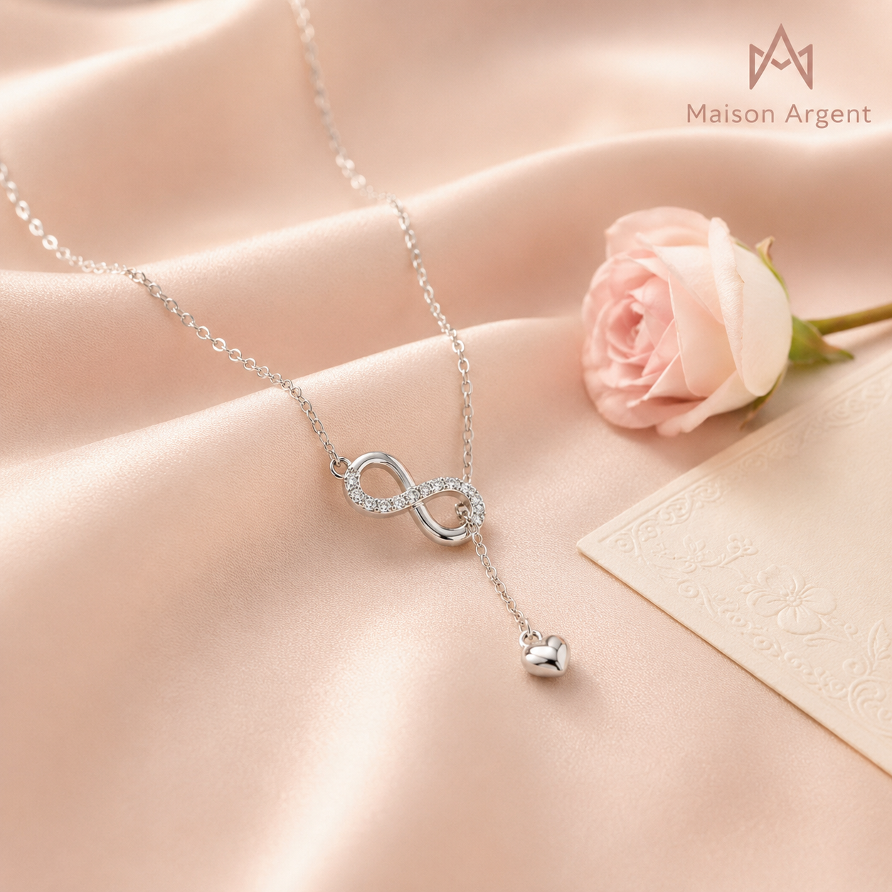Collier Cœur Argent 925 Authentique - Bijou Romantique Femme