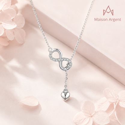 Collier Cœur Argent 925 Authentique - Bijou Romantique Femme