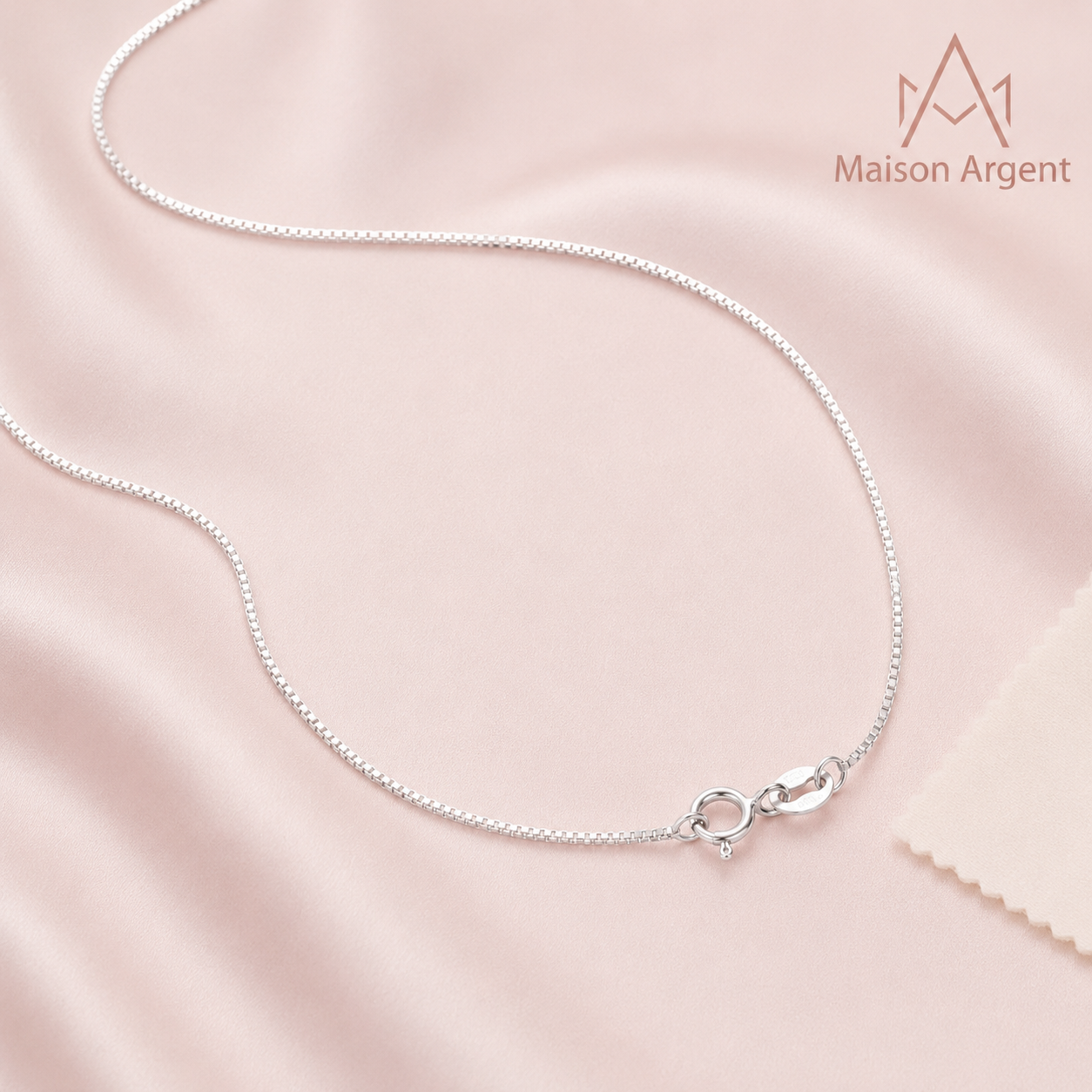 Collier Chaîne Maille Forçat Argent Sterling 925 Massif Plaqué Or 18 Carats