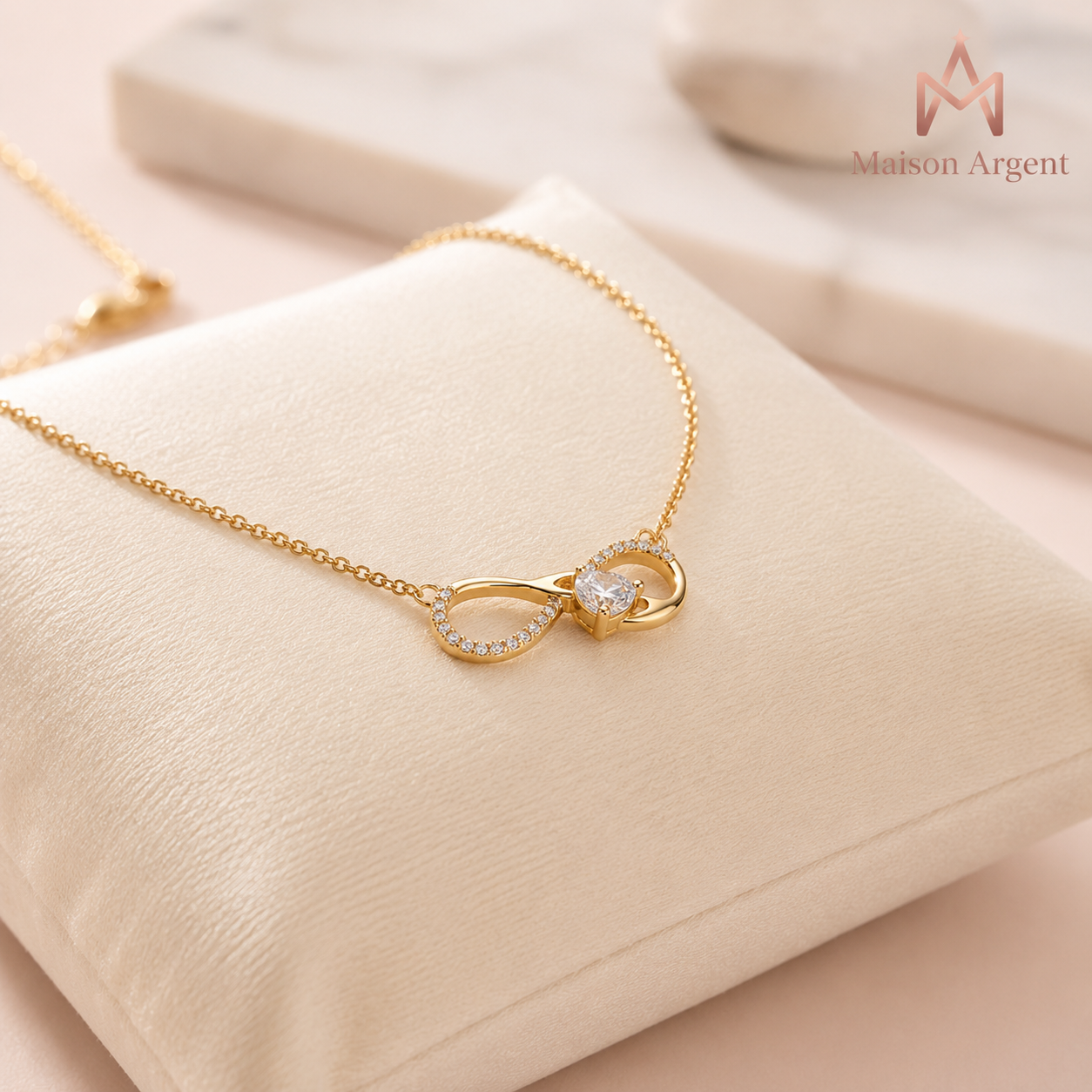 Collier Cœur Étreinte Romantique en Argent 925 pour Femme - Bijou Élégant