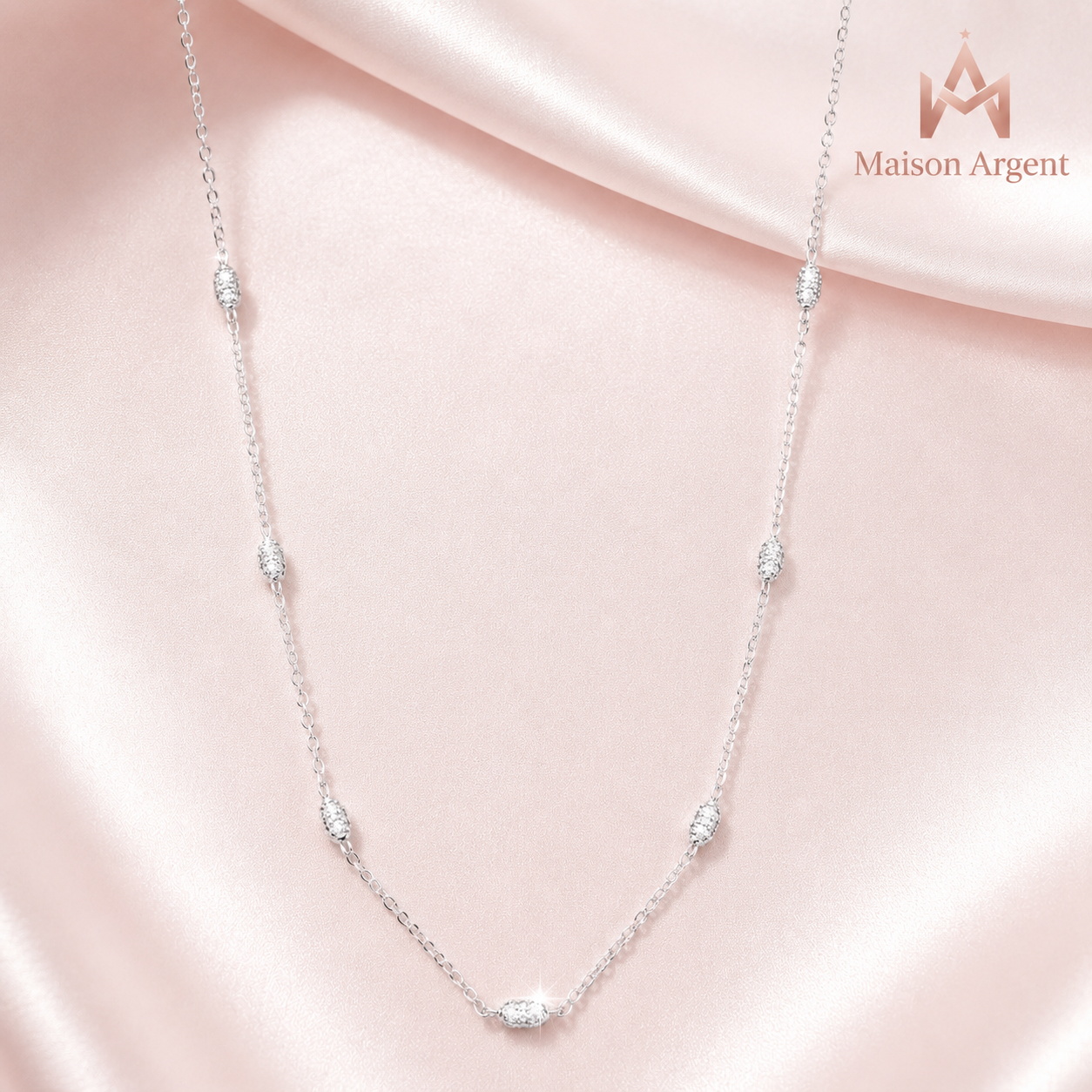 Collier Argent Femme
