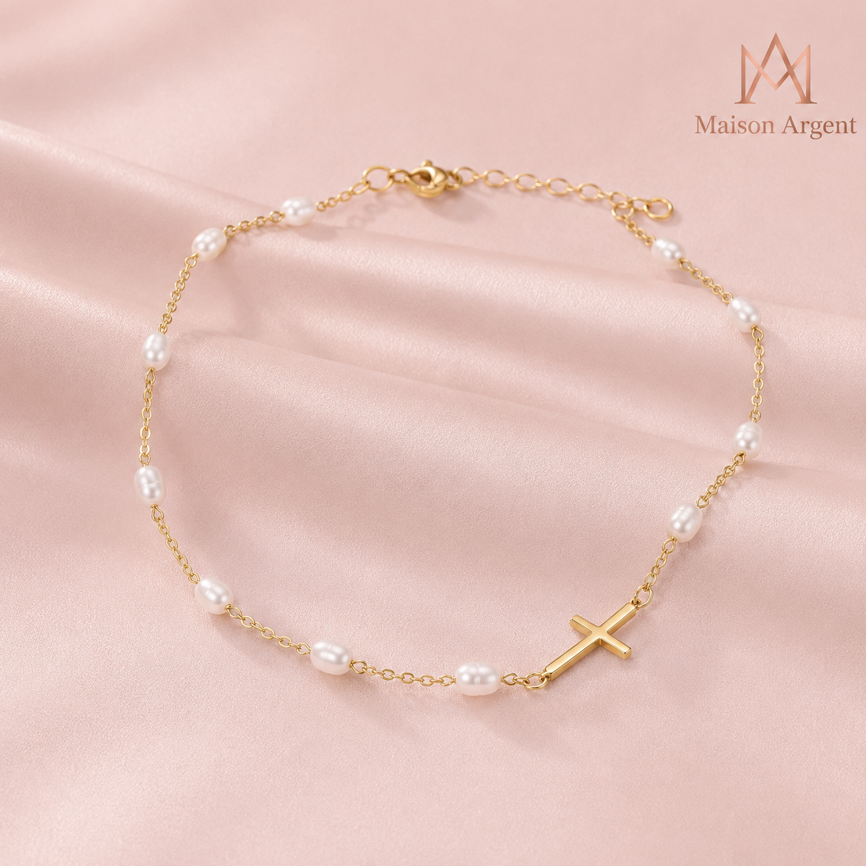 Collier Ras du Cou Argent 925 avec Perles Naturelles pour Femme - Bijou Élégant pour Fête