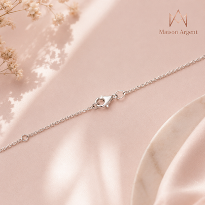 Collier Chaîne Argent Sterling 925 pour Femme - 45cm, Bijou de Luxe