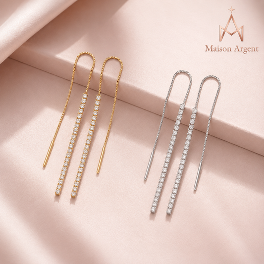  pendantes en argent 925 avec Zircon cubique 