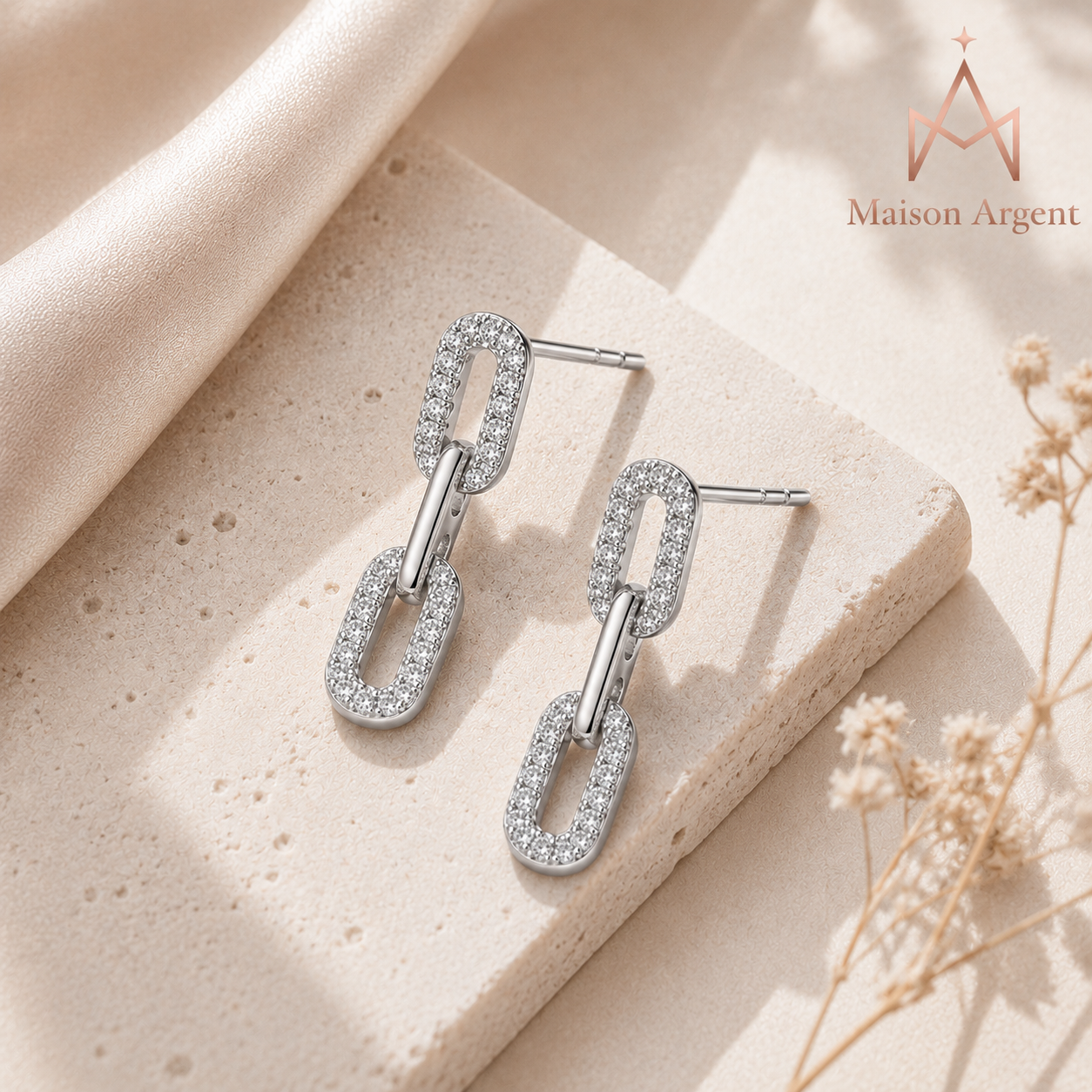 boucles d'oreilles pendantes