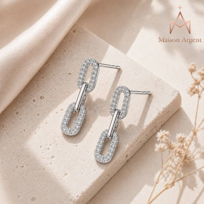 boucles d'oreilles pendantes