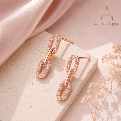 boucles d'oreilles pendantes
