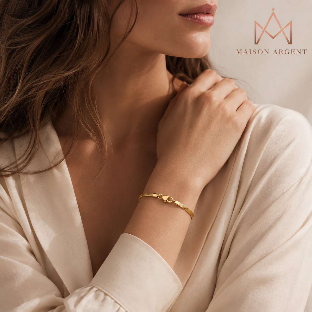 Bracelet Argent S925 Femme Chaîne Serpent 2mm Épaisse - Bijou Décontracté