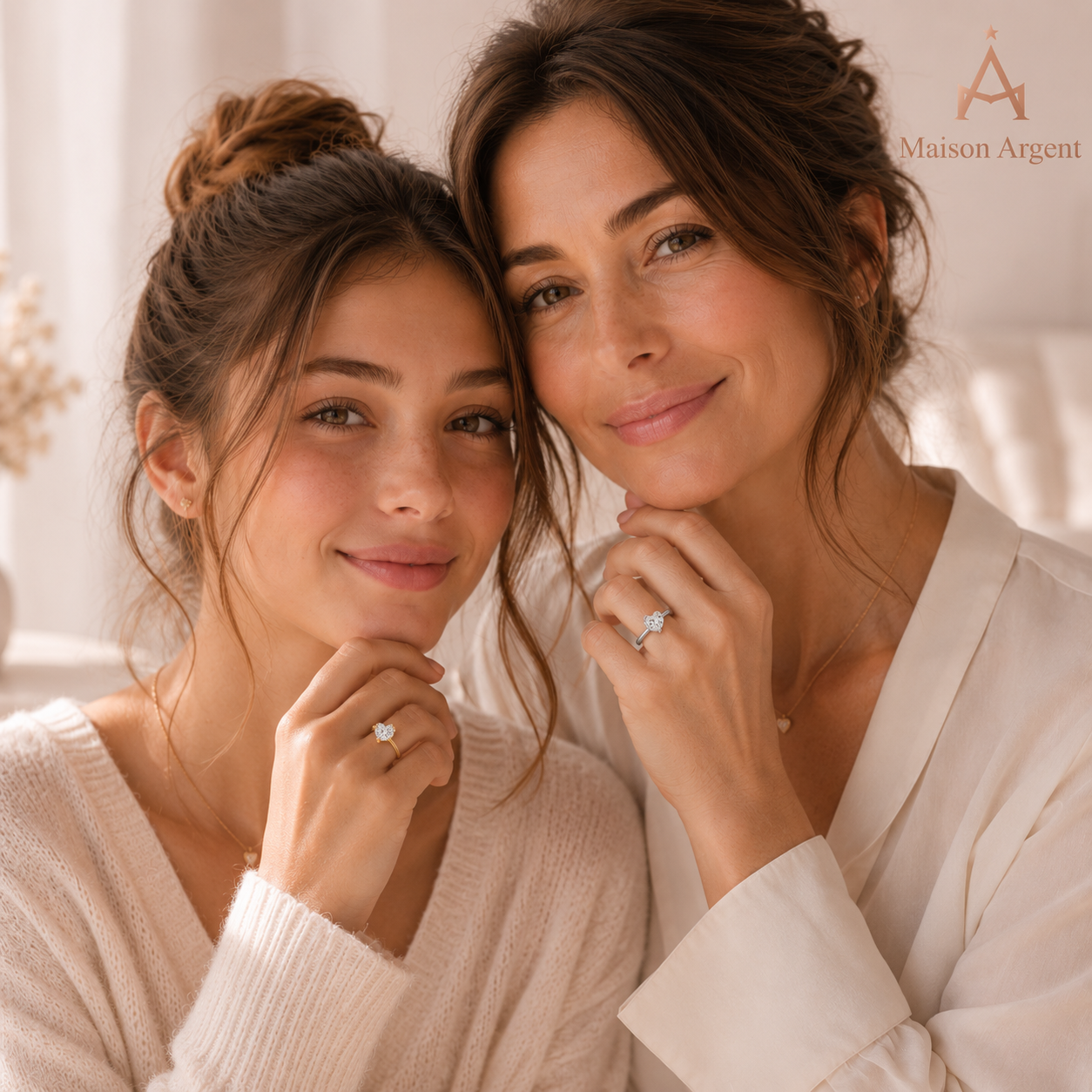 Bague Cœur Scintillant en Argent 925 pour Femme - Bijou de Mariage Élégant