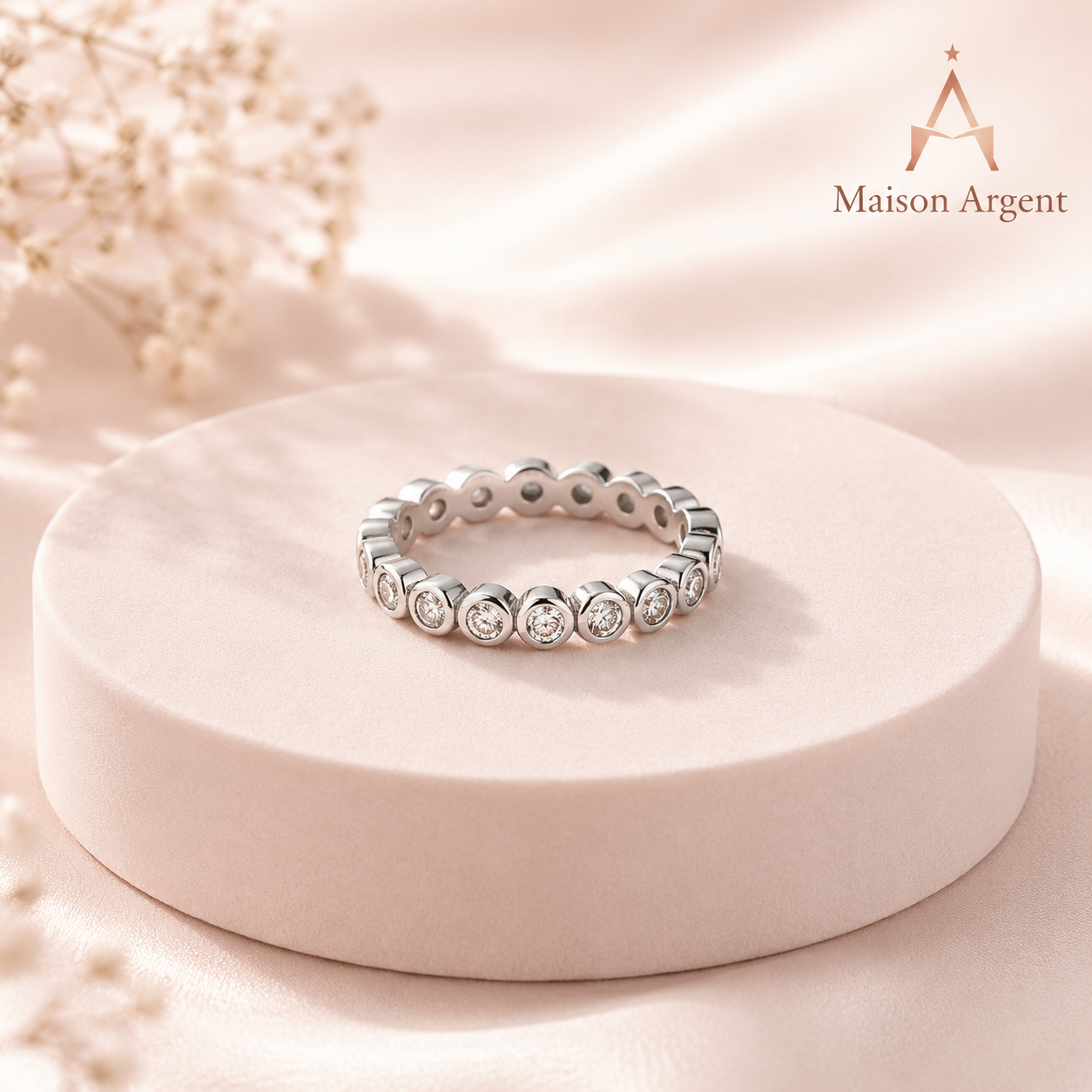 Bague en Argent Sterling 925 pour Femme - Bijou Luxe, Cadeau Mariage