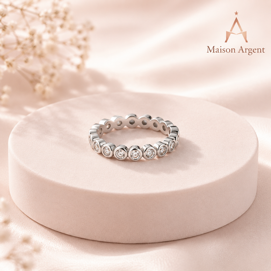 Bague en Argent Sterling 925 pour Femme - Bijou Luxe, Cadeau Mariage